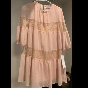 Light pink BCBG lace dress - never worn!